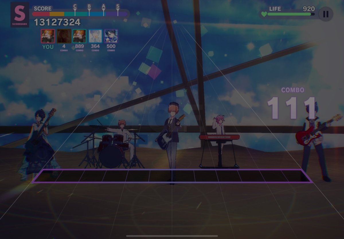 とやさん、ぬち、すちゃんさん、この間も火消し部屋でご一緒したきがするついぼのえむかいとさん！ありがとうございました⊂(  ᴖ ̫ᴖ)⊃🎶

いちかもえむも髪型いいね(⋃ ̳ Ⅰ ̫ Ⅰ ̳⋃)
制服カワイイ‼️0点のスクショを添えて