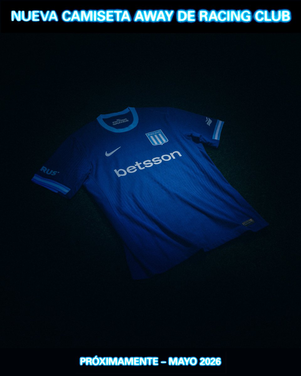 pilludinho's tweet photo. La camiseta away de Racing Club va a estar disponible a partir de mayo. Mismos estándares de calidad, diseño y tecnología que la titular.

Se podrá conseguir, por supuesto, en los puntos de venta oficiales de Nike y de Locademia.

💙