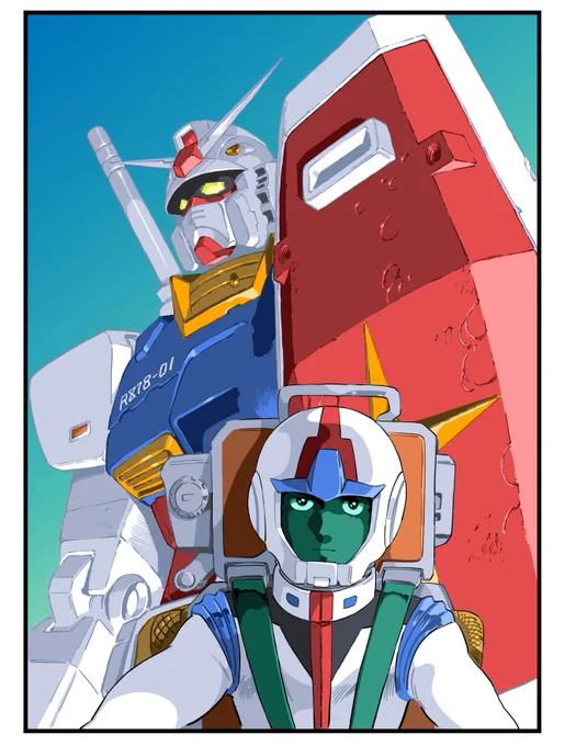 こんにちは!午後も頑張りましょー! #アムロ #MOBILESUIT #GUNDAM #NEWTYPE