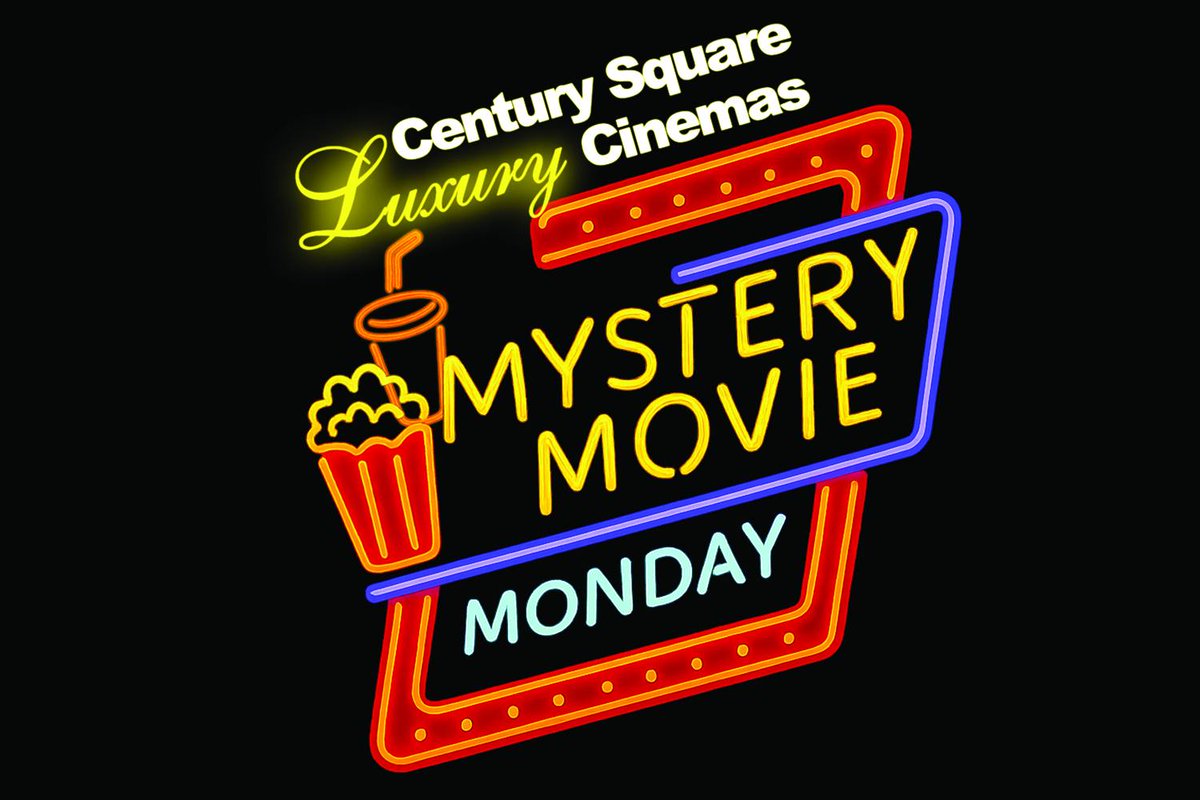 TOMORROW! Get ready to unlock the magic of cinema with #MysteryMovieMonday! Get your tickets to see a brand new release for a discounted price! Title to be revealed at showtime. centurysquareluxurycinemas.com
