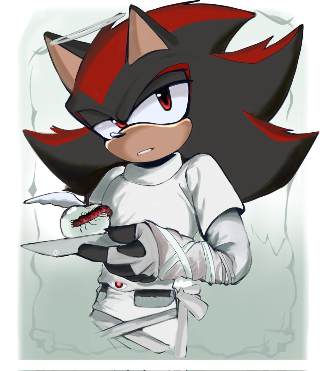 LCC777_7's tweet photo. 🍎? 
#에이스테 #ShadowTheHedhehog #ivan https://t.co/uKnlaC2ATw