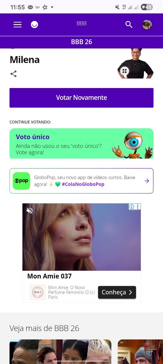 Só para garantir que a ANA está certa agora estarei votando o dia todo