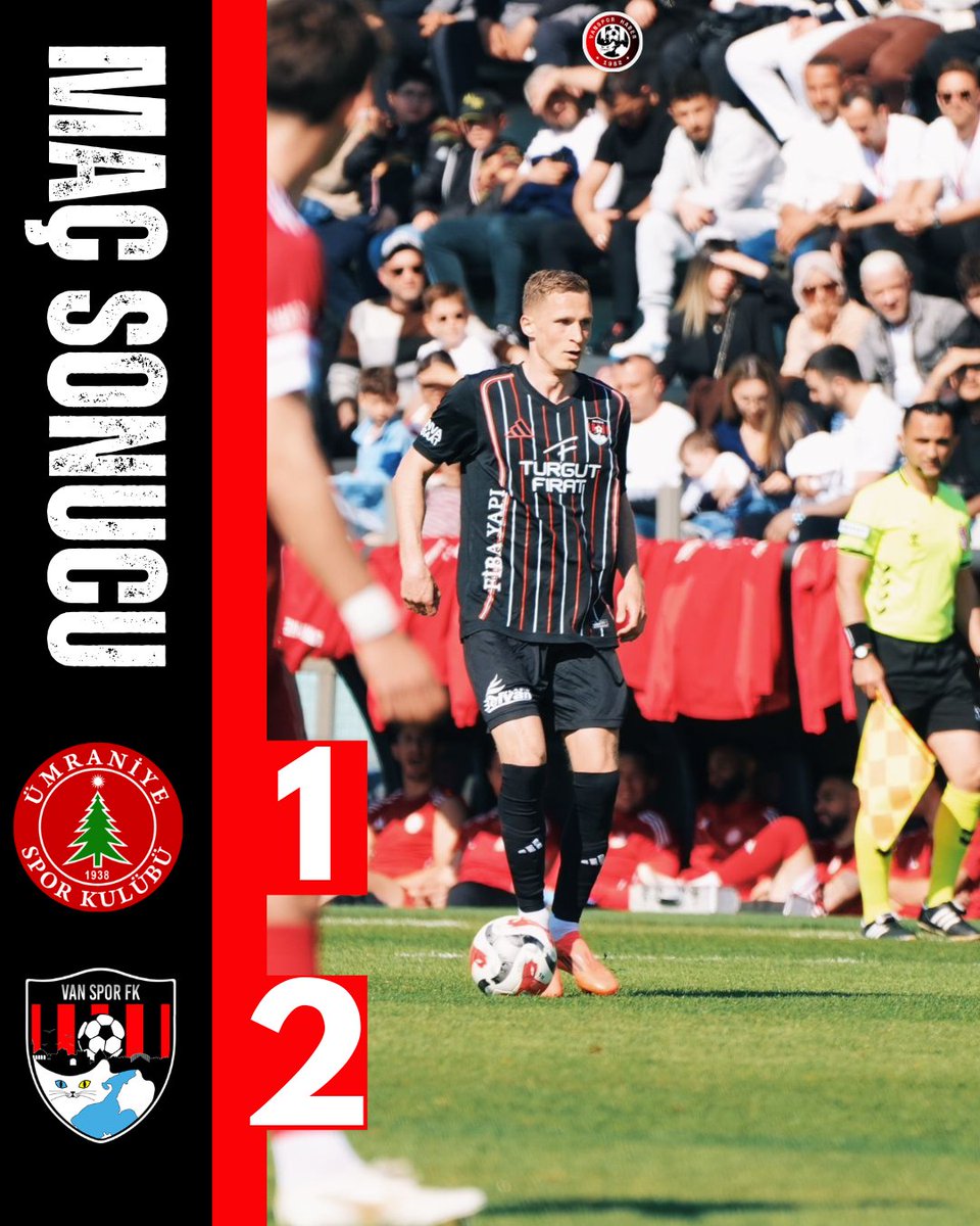 MAÇ SONUCU:

Ümraniyespor: 1 Vanspor FK: 2