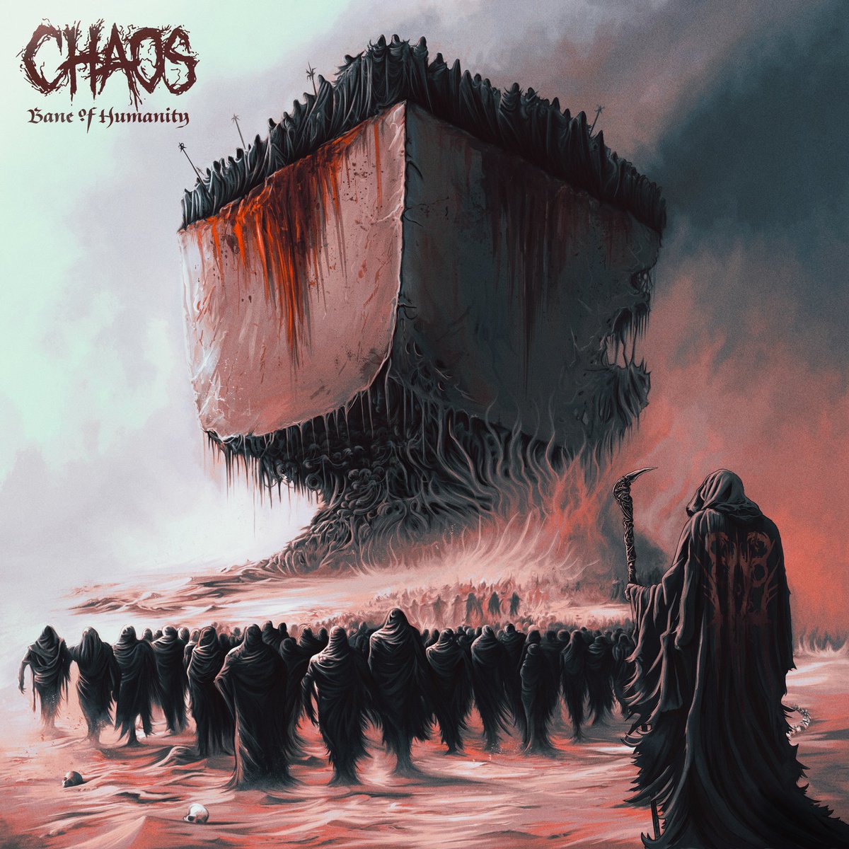 The wait is almost over. Tomorrow we drop our first single , "It's Time for War."
We are incredibly stoked to finally share the artwork for our new album, Bane of Humanity, designed by our brother <a href="/kidsquidy/">Aaron Pinto</a> . The song is produced, mixed,  mastered and co written by <a href="/KeshavDhar/">Keshav Dhar</a>