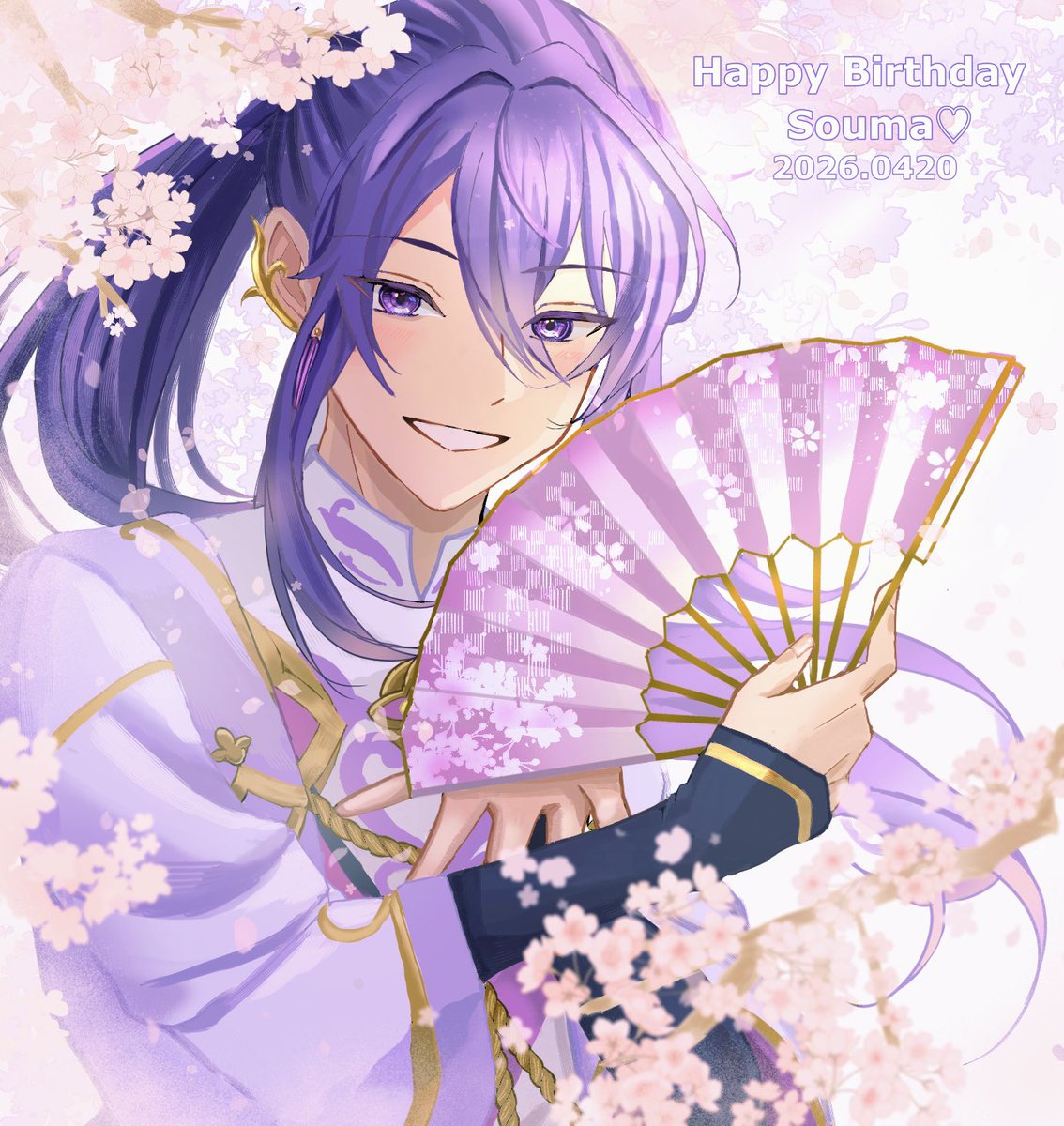 sakumamicoto's tweet photo. #神崎颯馬誕生祭2026 
おめでとう!!
生まれてきてくれてありがとう!!🐴💜 https://t.co/DCEnlaA5D7