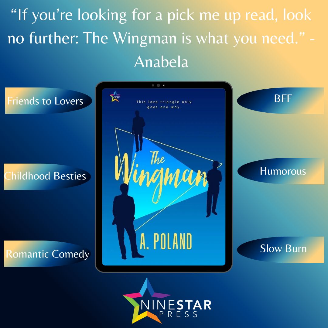 ninestarpress's tweet photo. Your next favorite book is waiting.

Always the wingman, never the one.
#LGBTQBooks #friendstolovers #romance #humorous

https://t.co/xD6ApPAIwY https://t.co/7BJYwNJe0n