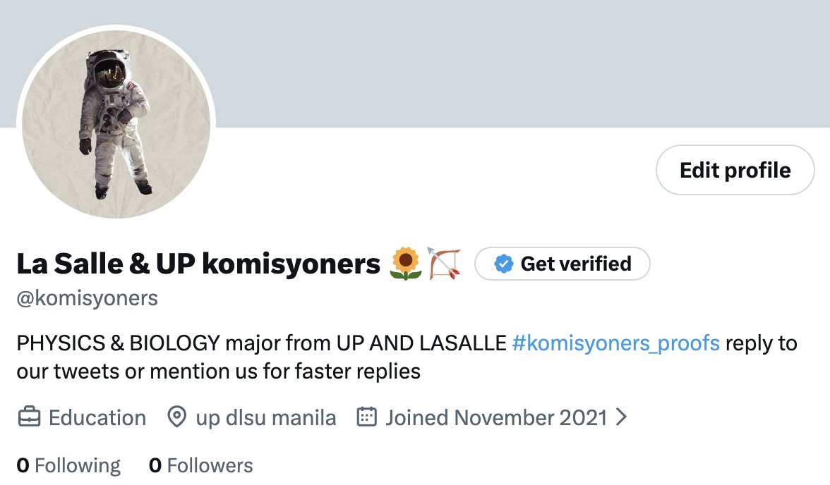 La Salle & UP komisyoners 🌻🏹 tweet media