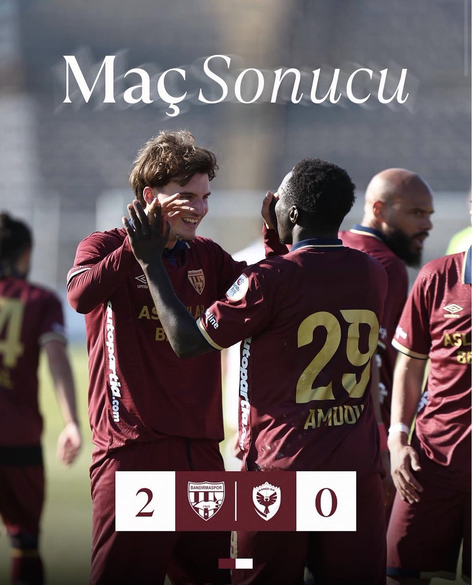 Bandırmaspor Am₺d’e 2-0 bastı
