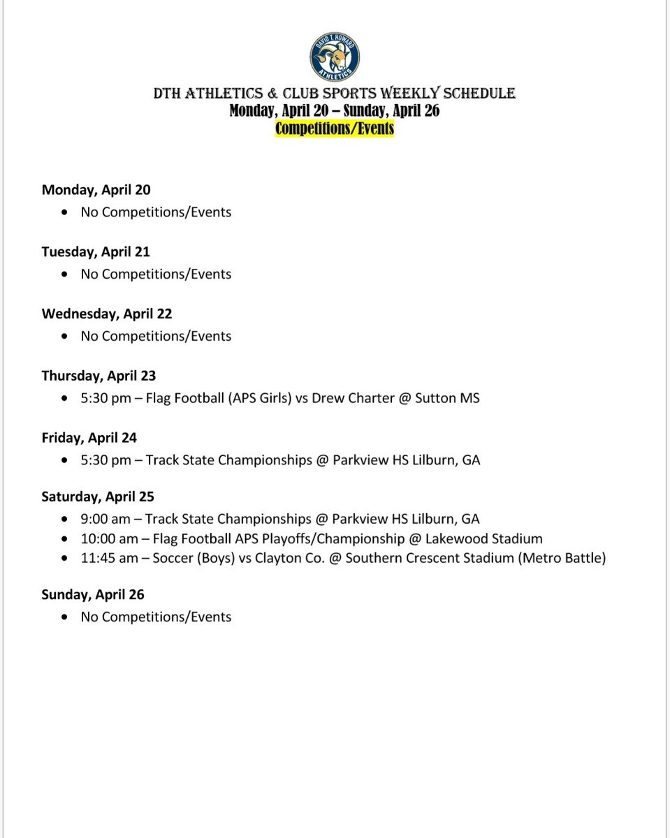 D.T. Howard Activities tweet media