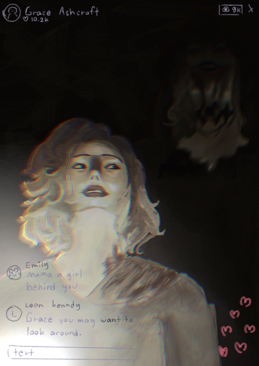 p4n_lll's tweet image. Haunted forest at 3AM (GONE WRONG) #belagrace #Beladimitrescu #GraceAshcroft #Residentevil #re9