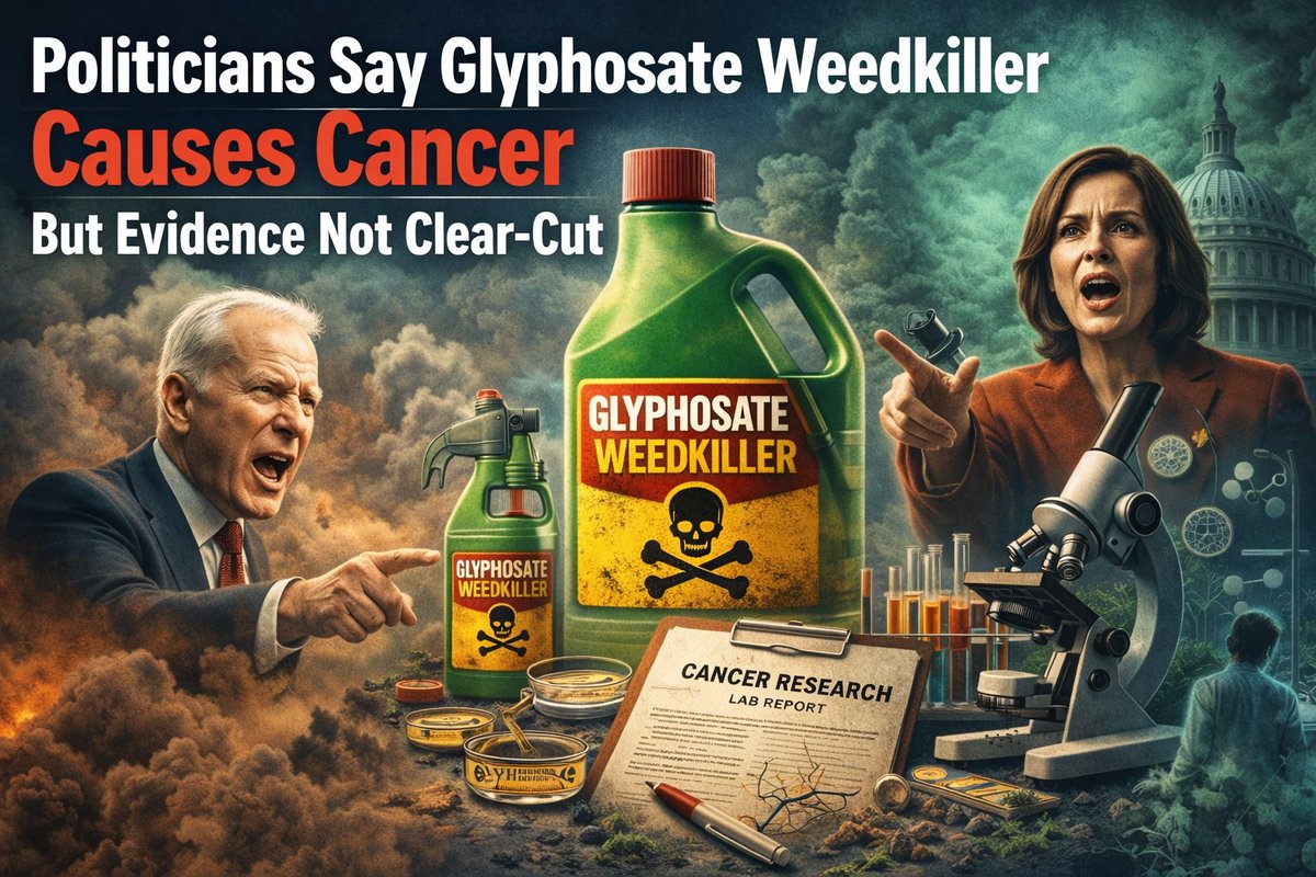1300wtlsJthomas's tweet image. 'TELL IT LIKE IT IS' Talk Show: Politicians Say Glyphosate Weedkiller Causes Cance... …ktoalabama.tellitlikeitistalkshow.com/2026/04/politi… #Cancer, #CoryBooker, #EdMarkey, #FactCheckPosts, #GlyphosatePesticide, #HealthandHumanServices, #RobertFKennedyJr., #TELLITLIKEITIS