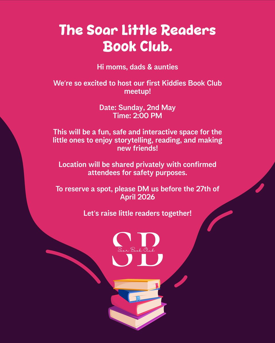 Soar Book Club tweet media