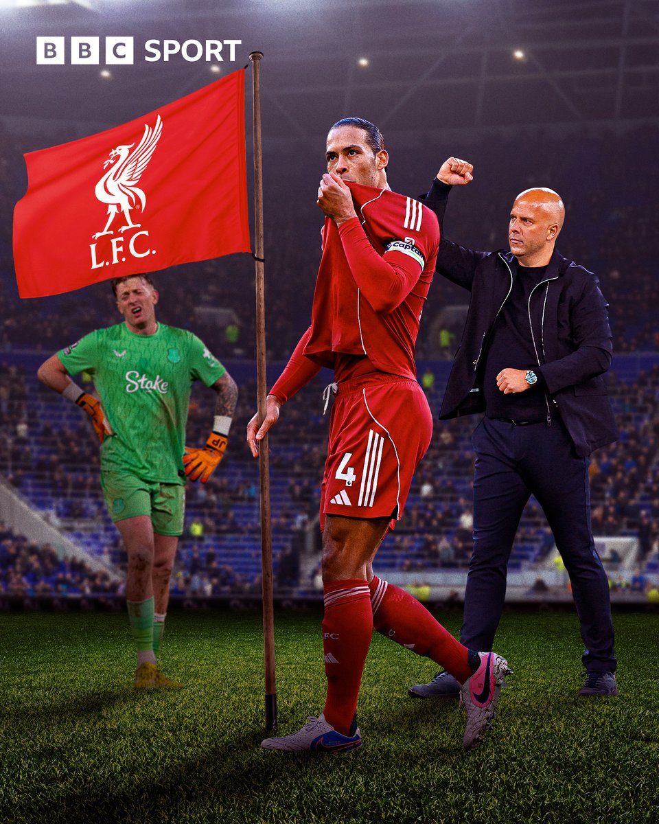 VIRGIL VAN DIJK DELIVERS IN STOPPAGE TIME! 🤯
 
The Liverpool captain's late header claims victory in the first Merseyside derby at the Hill Dickinson Stadium ⚽🔴
