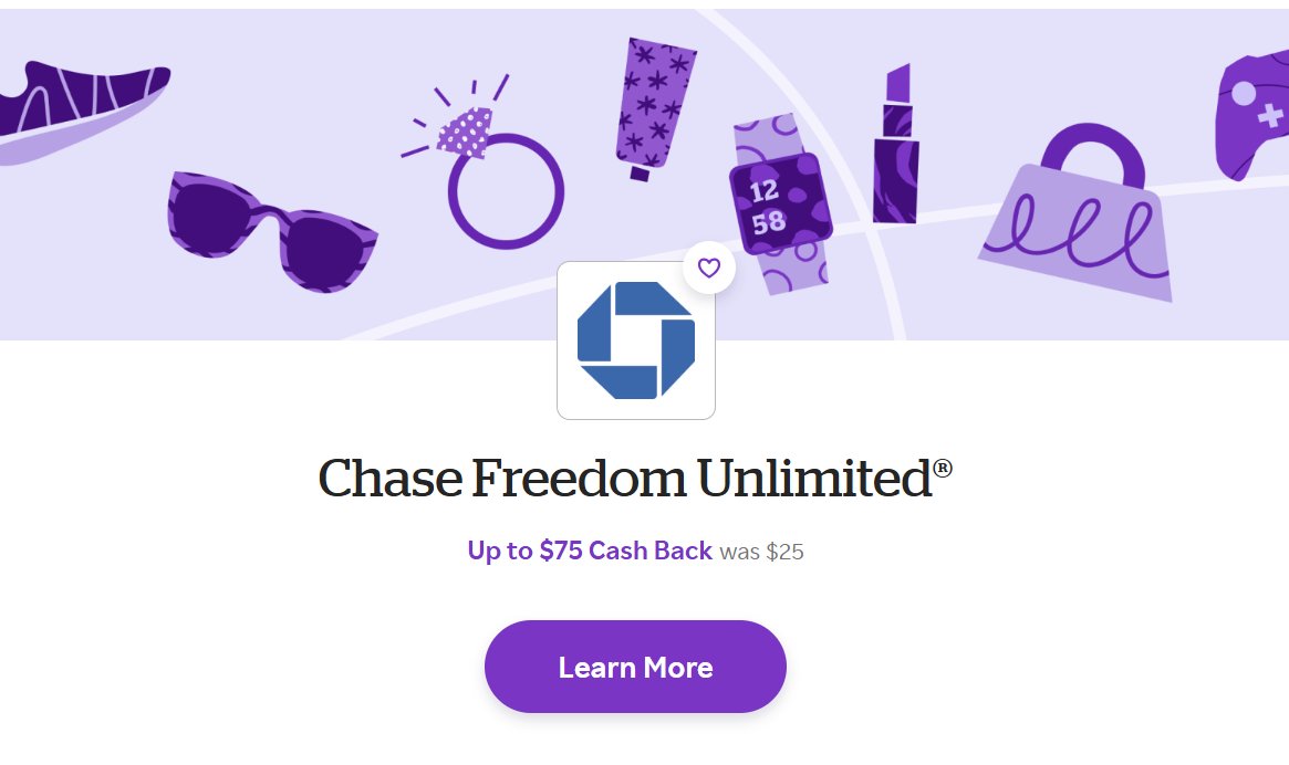 USCCStrategy's tweet image. #Rakuten: Get Up To $75 When Signing Up For Chase Freedom Unlimited
rakuten.com/shop/chasefree…
Signup Rakuten cashback ($50): rakuten.com/r/KUKU74