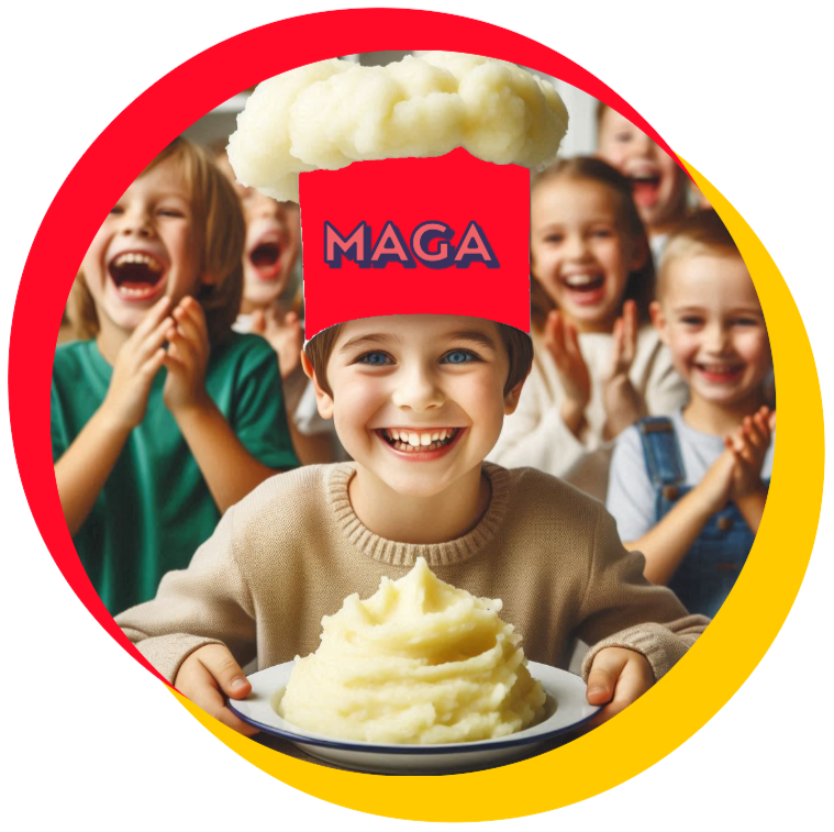JustHisWords's tweet image. SideQuest: Regarding #mashedpotatoes: What happened to #trumpedo when he wouldn't shut up at the dinner table?