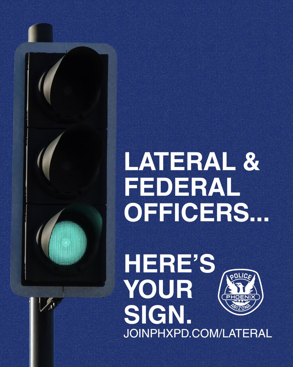 Phoenix Police Recruitment tweet media