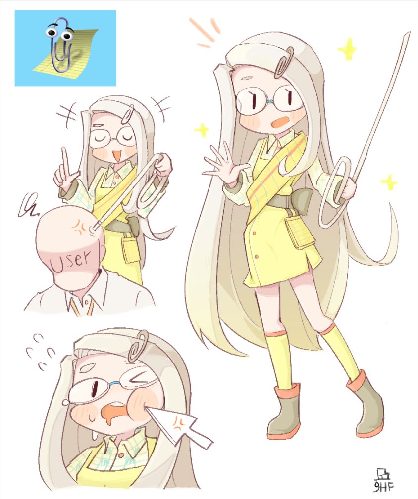 9HF__'s tweet photo. Microsoft Clippy chan 📎📋💗 https://t.co/Yi0Tieo0W8