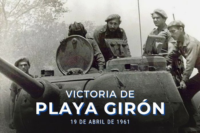 #CubaNoEstáSola 
#GirónEsHoy