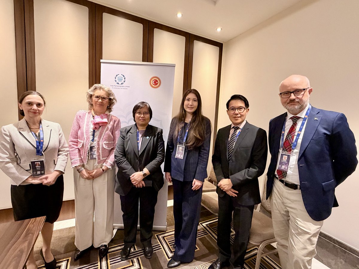 Meeting with fellow parliamentarians from different countries at #IPU152 granted us not only to share information but also to receive moral courage. 

We always appreciate your valuable suggestions and look forward to meeting you all next assembly. 

Pls continue your support.