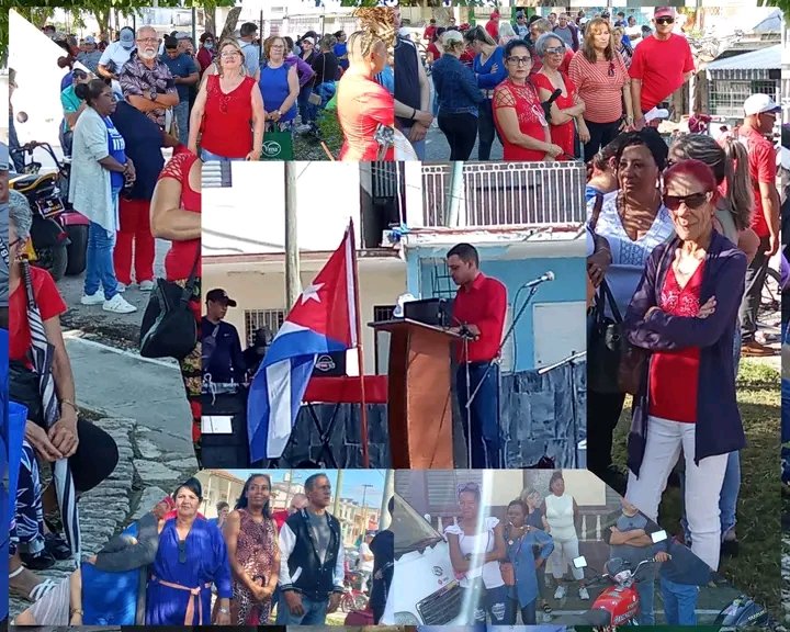EnriquezMaiquel's tweet photo. 📚🇨🇺 Los educadores cabaiguanenses dicen presente en el Monumento a los Mártires de la Llorona, reafirmando las conquistas de la Revolución y levantando su voz contra el bloqueo.  #CabaiguánEduca #SanctiSpíritusEnMarcha #MejorSinBloqueo https://t.co/K8pZX2Lt6P