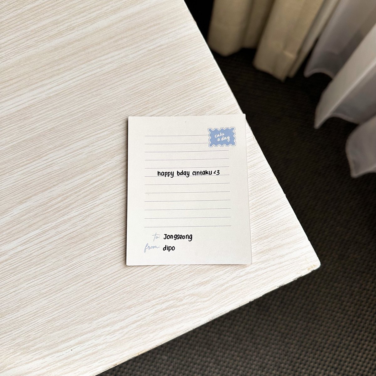 i’ll always be here, quietly grateful that u exist. happiest birthday park jongseong!🤍