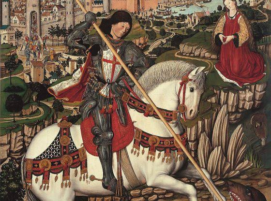 DIADA DE SANT JORDI 

La festa de Sant Jordi és celebra el 23 d'abril,dia què va morir el cavaller Jordi l'any 303.El Sant,que restava sota les ordres de l'emperador Dioclecià,es va negar a seguir l'ordre de perseguir els cristians,per la qual cosa va ser martiritzat i decapitat