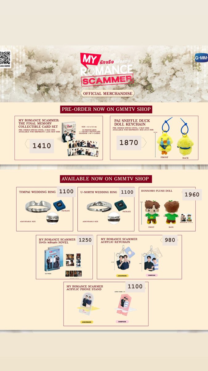 delulu_pasabuys's tweet photo. MRS merch is already available in GMMTV shop.

Kindly DM us if interested.

#MyRomanceScammerFinalEP
#GMMTV #juniormark #ohmpoon https://t.co/vj79KNfuMz