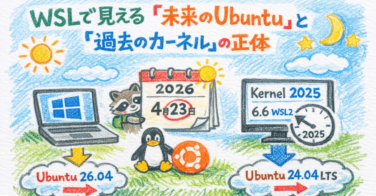 takuminews's tweet image. ✅ 新着記事公開：「WSLで見える「未来のUbuntu」と「過去のカーネル」の正体」
📎 ift.tt/hXZD3V5
#AI #IoT #Linux #Network #Security #MiniPC #Tech_education #情報技術の四方山話