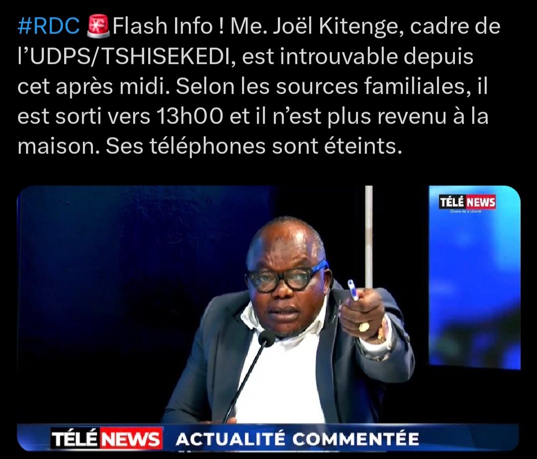 1TheBlackPope's tweet image. La nuit sera longue!
Tous porté disparu.  #RDC 🚨🚨🚨