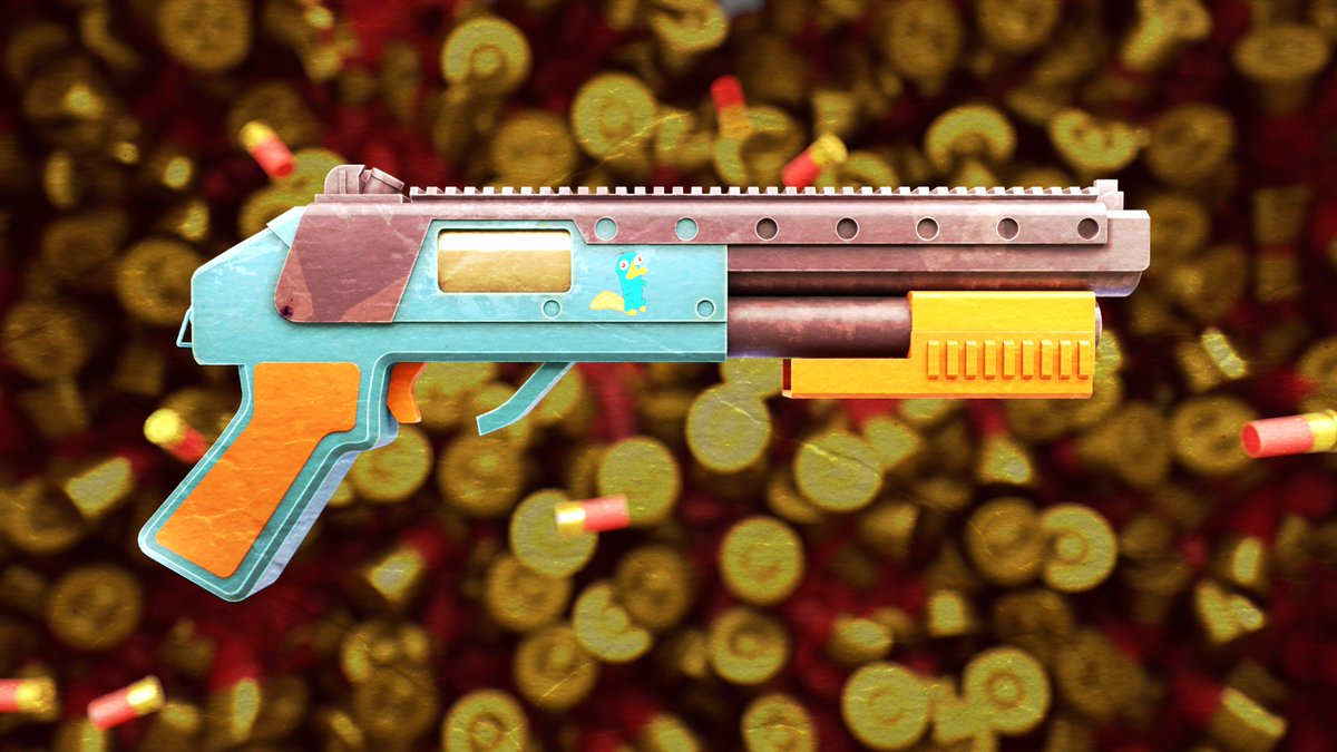 Mast_068's tweet image. Perry the shotgun, one of the older pieces that I like.

 #b3d #blender #3d #3dart #render #substancepainter