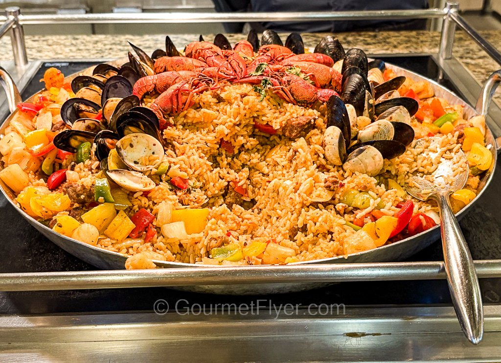 GourmetFlyer's tweet image. Seafood Jambalaya at the buffet was excellent and full of Louisiana flavors.

#princess #princesscruises #regalprincess #cruise #jambalaya #gourmetflyer