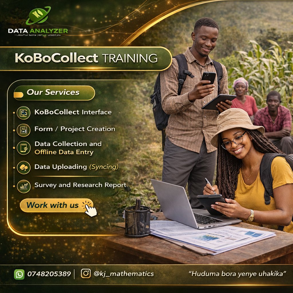 KJ_MATHEMATICS's tweet photo. @kj_mathematics
#kobocollect 
#dataanalytics 
#0748205389 https://t.co/X7eVTvmAED