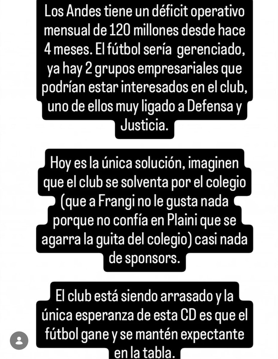 Que es esta pelotudez.. hay cada uno en nuestro club