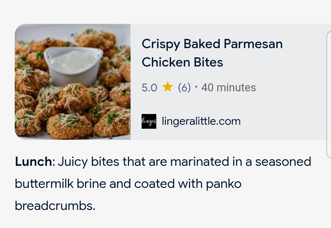 cd_incbusiness's tweet image. C.d.incmeals×RightBite: Here's a lunch recipe from right bite for crispy baked parmesan chicken bites that'll make these garlic crispy parmesan chicken bites a must have because they're going to be really savory and tender, pair with zucchini noodles. #RightBite #Healthy #Foodie