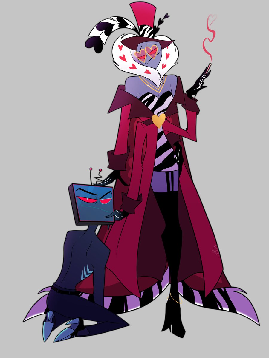Velvettedarling's tweet image. ~Husbands🦋📺

#StaticMoth #VoxVal #HazbinHotel #Vox