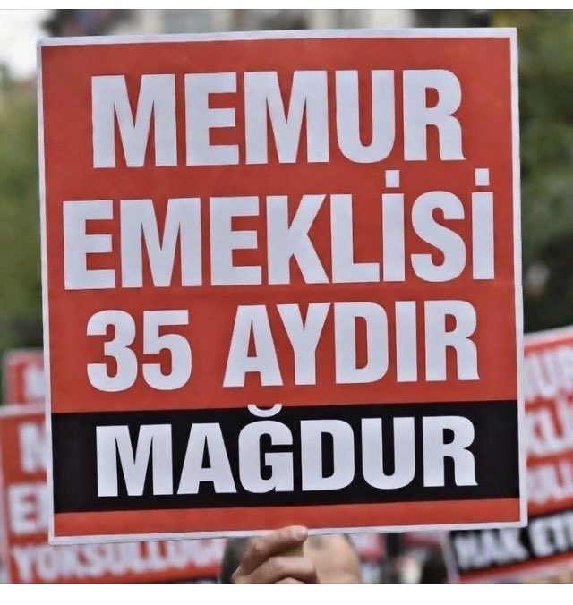 Memur Emeklisi 35 aydır Seyyanen mağduru! 
#MemurEmeklisineAdalet