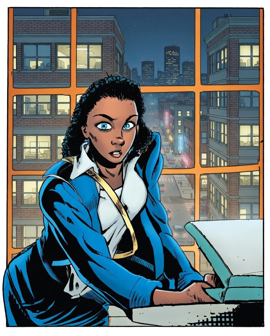 holmyork88's tweet image. @JohnsonIsLovely 
Val is a freelancer and former reporter appearance in TMNT Adventures issue 51: Chameleons are Forever in (Archie) comics by Stephen Murphy in year 1993
#TMNT