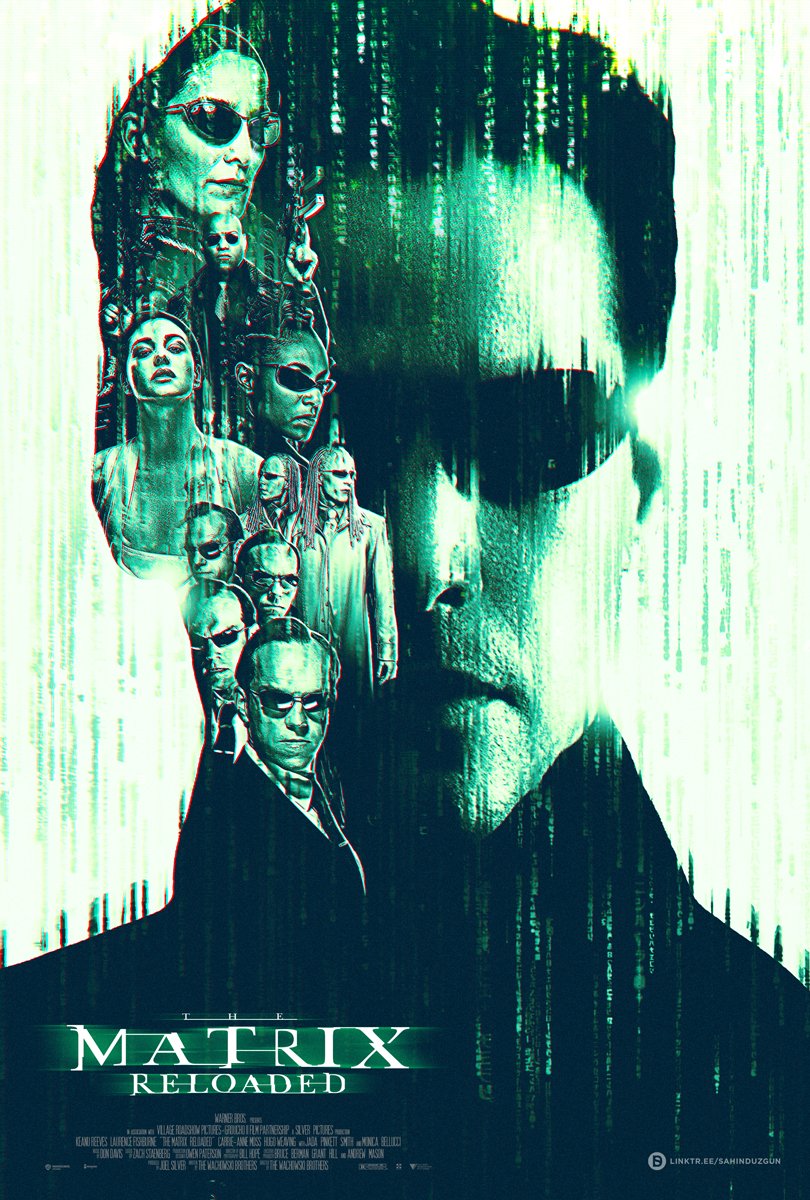 Incredible poster collection for The Matrix Trilogy by @SahinDuzgunArt ...