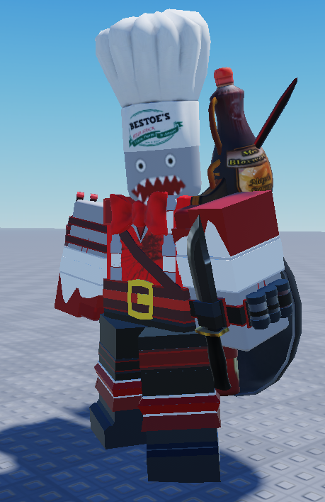 Banlandian's tweet image. Thats a damn good Sauce, Chef!

(mista ChefSauce but stylized by me)

#roblox #robloxart