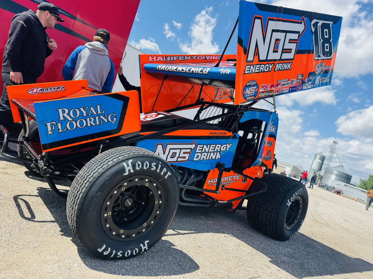WorldofOutlaws's tweet image. Last year, after so many close calls, @SheldonHaud finally conquered @TSS_Haubstadt!

Now he’ll look to become the 13th different multi-time winner at Tri-State in the @KcpRacing/@NosEnergyDrink #18.
