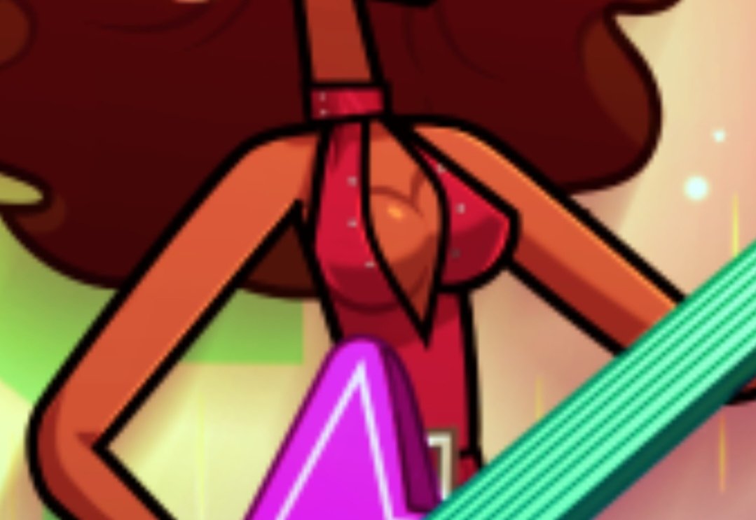 so not only ONC draws big bulges on men, but now they also draw big boobs on women too? disgusting! this is lesbian fetishization and sex addiction!