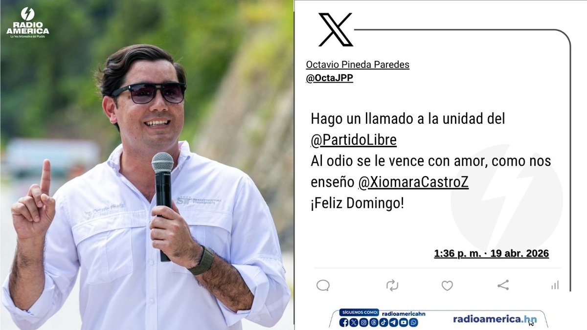 Radio América HN tweet media