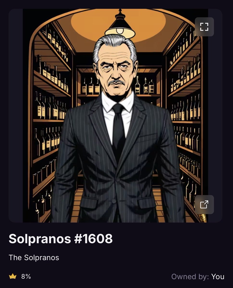 Gandaloschtia's tweet image. Today i won my first Rumble ever on @SolpranosNFT  and i got this Mafia Boss The art looks great and deserves to be looked at more that's why I changed my profile picture ☺️ #solana #nft
#NewProfilePic