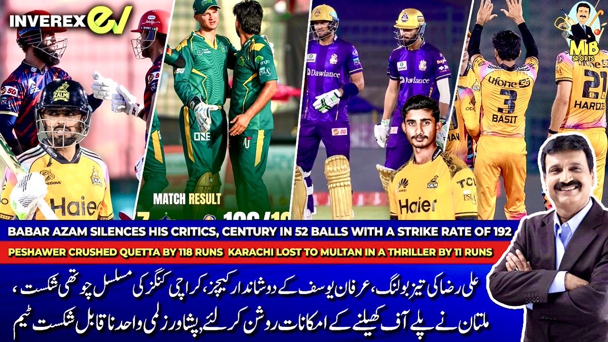 mirzaiqbal80's tweet photo. My analysis on Peshawer’s thumping win over Quetta and Karachi Multan thriller
#HBLPSL11 #BabarAzam
#MSvKK #PZvQG
https://t.co/nlhN9WaQk6 https://t.co/ERsBJFwwyz