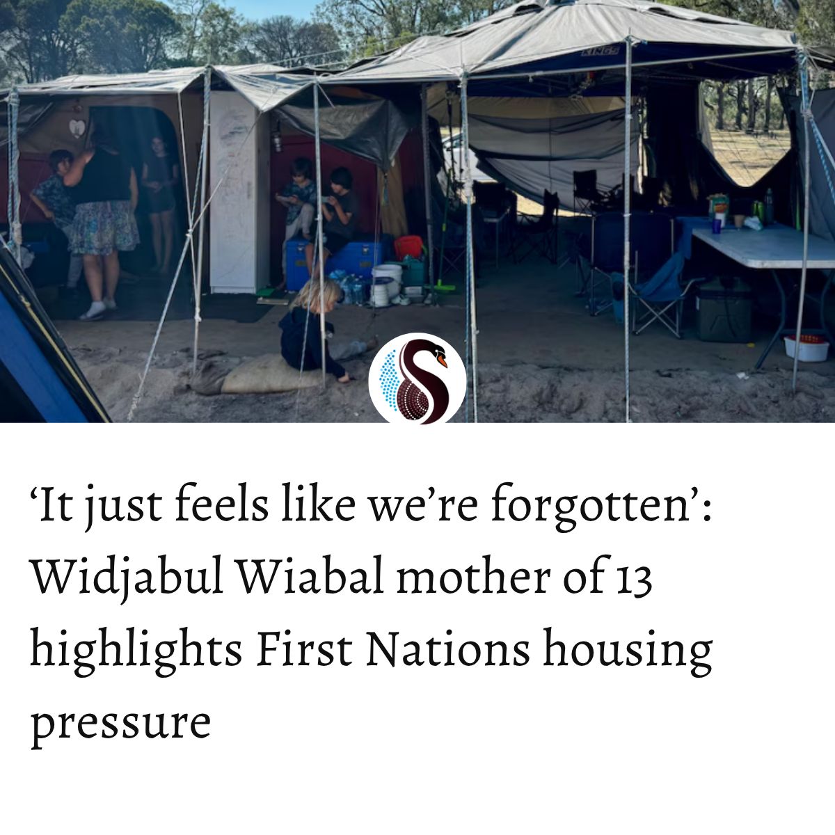 INews33's tweet image. A Widjabul Wiabal woman from New South Wales has spent months living in a tent with 11 of her children after her rental lease ended, a stark example of how the housing crisis is pushing more families into homelessness...

indigenousnewsaustralia.com/2026/04/20/it-… 

#Aboriginal #Indigenous #news