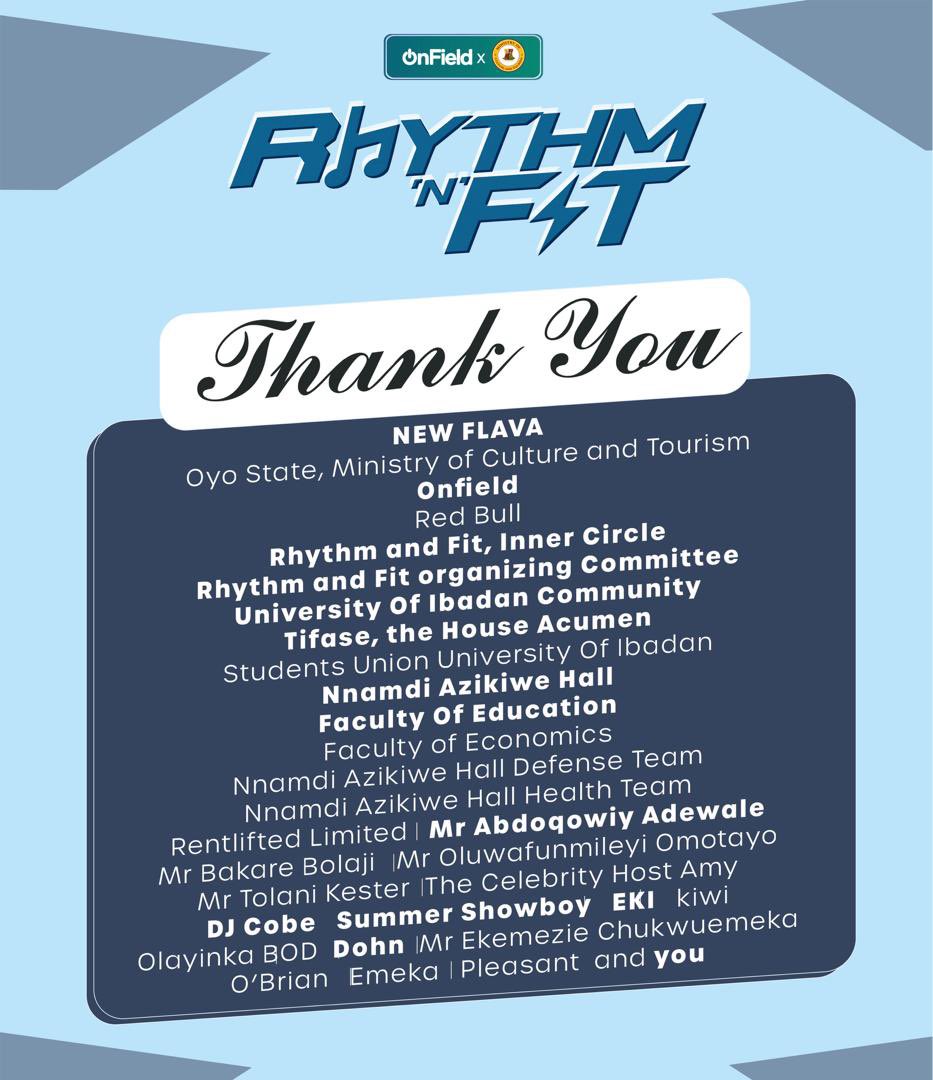 _onfield's tweet photo. Rhythm ‘N’ Fit…what a vibe it was ⚡

Grateful for every individual /group who showed up, showed out, and brought the energy. 

From the beats to the sweat, the smiles to the moments, we made it unforgettable.

This was one of its kind https://t.co/jZrDY0h5UN