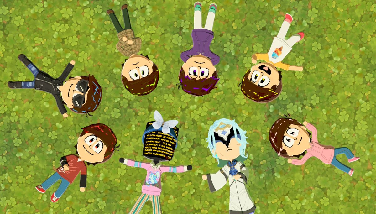 deadantontree's tweet photo. showing osomatsu brothers and how I made them https://t.co/unj2XY2UXz
