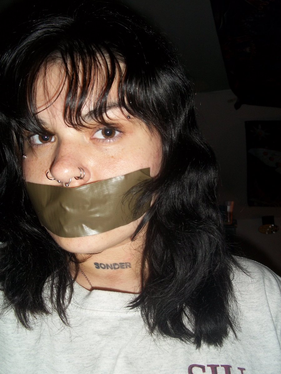 Mistyluvssyou's tweet photo. I can only post these on here lol #tapekink #bdsm https://t.co/8L4GNbY7pU