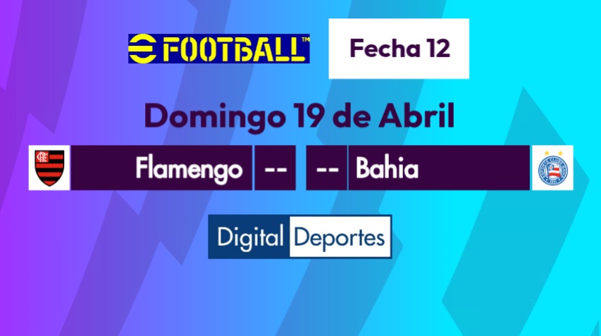 OlimpicaDigital's tweet photo. Hoy jugamos eFootball en Directo ⚽️ 🎮 jugando el partido entre Flamengo 🆚 Bahia por la Fecha 12 del Brasileirao, en vivo por Twitch y por YouTube a través de @Digi_Deportes
#FutbolDigital https://t.co/IQhAJopID6