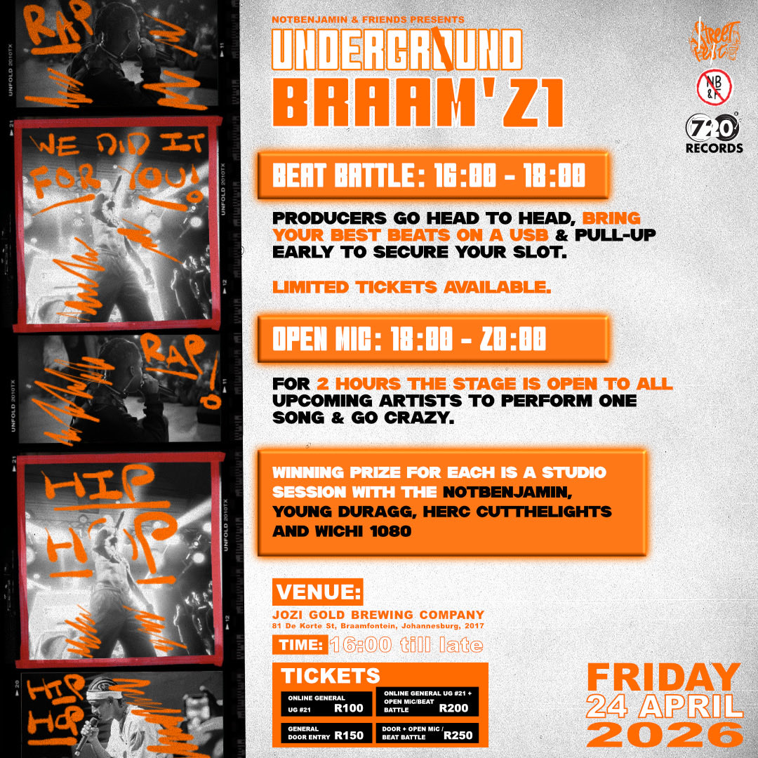 NOTBENJAMIN_'s tweet photo. UNDERGRØUND #21 THIS FRIDAY 

WE BACK IN BRAAM

4pm - BEATBATTLE
6pm - OPEN MIC
8pm - UNDERGRØUND SHØW 

EARLY BIRD TICKETS SOLD-OUT

GENERAL TICKETS STILL AVAILABLE ONLINE:

https://t.co/qfeIHLuit2

LIMITED TICKETS AVAILABLE BE QUICK ! https://t.co/ddHCnP0RSn
